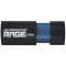 128GB USB3.2 Patriot Supersonic Rage Lite Black, Retractable design (Up to 120MB/s Read Speed)