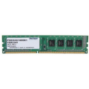 4GB DDR3-1600  PATRIOT Signature Line, PC12800, CL11, 1Rank, Double-sided Module, 1.5V