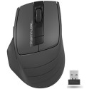 Wireless Mouse A4Tech FG30S Silent, 1000-2000 dpi, 6 buttons, Ergonomic, 1xAA, Grey