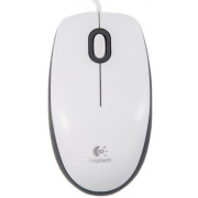 Logitech M100 Optical Mouse, White, USB EMEA-914