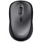Trust Yvi + Eco Wireless Silent Mouse - Black, 8m 2.4GHz, Micro receiver, 800-1600 dpi, 4 button, AA battery, USB