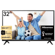 Телевизор 32" LED SMART Hisense 32A4HA, 1366x768 HD, Android TV, Black