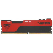32GB DDR4-3200 VIPER (by Patriot) ELITE II,  PC25600, CL18, 1.35V, Red Aluminum HeatShiled with Black Viper Logo, Intel XMP 2.0 Support, Black/Red