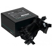 PSU DEEPCOOL PF700, 700W, ATX12V V2.4, 80 PLUS®, Active PFC+Double tube forward, Silent 120mm Hydro Bearing fan, Black Flat Cables, +12V (58A), 20+4 Pin, 2xCPU(4+4Pin), 6x SATA, 4xPCI-E(6+2pin), 2x Peripheral, ErP2010, OPP/OVP/SCP/UVP, Black