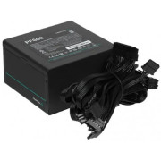 PSU DEEPCOOL PF600, 600W,  ATX12V V2.4, 80 PLUS®, Active PFC+Double tube forward, Silent 120mm Hydro Bearing fan, Black Flat Cables, +12V (48A), 20+4 Pin, 2xCPU(4+4Pin), 6x SATA, 4xPCI-E(6+2pin), 2x Peripheral, ErP2010, OPP/OVP/SCP/UVP, Black