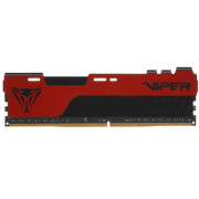 16GB DDR4-3600 VIPER (by Patriot) ELITE II,  PC28800, CL20, 1.35V, Red Aluminum HeatShiled with Black Viper Logo, Intel XMP 2.0 Support, Black/Red