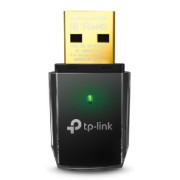 TP-LINK Archer T2U AC600 Wireless Dual Band USB Adapter, 433Mbps on 5GHz + 200Mbps on 2.4GHz, 802.11a/b/g/n/ac, internal antenna