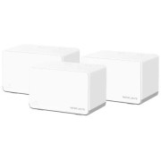 MERCUSYS Halo Halo H70X (3-pack)  AX1800 Mesh Wi-Fi 6 System, 3 x Gigabit LAN Port, 1201Mbps on 5GHz + 574Mbps on 2.4GHz, 802.11ax/ac/b/g/n, Beamforming, Wi-Fi Dead-Zone Killer, Seamless Roaming with One Wi-Fi Name, Parrents control