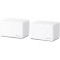 MERCUSYS Halo Halo H80X (2-pack) AX3000 Mesh Wi-Fi 6 System, 3 x Gigabit LAN Port, 2402Mbps on 5GHz + 574Mbps on 2.4GHz, 802.11ac/b/g/n, Beamforming, Wi-Fi Dead-Zone Killer, Seamless Roaming with One Wi-Fi Name, Parrents control