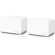 MERCUSYS Halo Halo H70X (2-pack)  AX1800 Mesh Wi-Fi 6 System, 3 x Gigabit LAN Port, 1201Mbps on 5GHz + 574Mbps on 2.4GHz, 802.11ax/ac/b/g/n, Beamforming, Wi-Fi Dead-Zone Killer, Seamless Roaming with One Wi-Fi Name, Parrents control