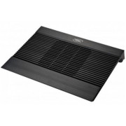 DEEPCOOL N8, Notebook Cooling Pad up to 17", 2 fan - 140mm, 1000rpm, <25dBA, 94.7CFM, 4x USB, all aluminum extrusion panel, Silver
