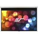 Elite Screens 80" (4:3) 163 x 122 cm, Manual Projection Screen, Pull Down, White