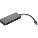 Lenovo USB-C to 4 Port USB-A Hub, Input:USB-C Male , Output:4*USB-A Female (USB3.0), Data rate 5Gbps