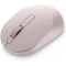 Mouse Wireless Dell MS3320W, Optical, 1600dpi, 3 buttons, 2.4 GHz/BT, 1xAA, Ash Pink