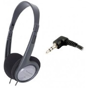 Headphones Panasonic RP-HT010GU-H Black, 16 Гц – 22 кГц, 3pin 1*3.5mm jack, 1.2 м