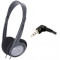 Headphones Panasonic RP-HT010GU-H Black, 16 Гц – 22 кГц, 3pin 1*3.5mm jack, 1.2 м