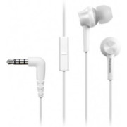Earphones Panasonic RP-TCM115GCW White, Mic, 4pin 1*mini-jack 3.5mm
