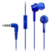 Earphones Panasonic RP-TCM115GCA Blue, Mic, 4pin 1*mini-jack 3.5mm