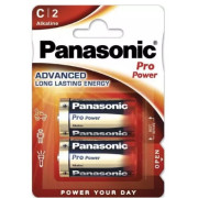 C size  Panasonic   PRO Power 1.5V, Alkaline, Blister*2, LR14XEG/2BP