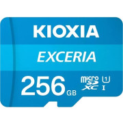 256GB Kioxia Exceria LMEX1L256GG2 microSDHC, 100MB/s, (Class 10 UHS-I) + Adapter MicroSD->SD (card de memorie/карта памяти)