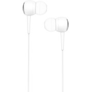 HOCO M19 Drumbeat universal earphone with mic White