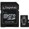 Карта памяти Kingston 32Gb micro A1 Canvas + SD Adapter Class10