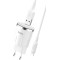 HOCO C37A Thunder power single port charger set Lightning White