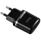HOCO C12 Smart dual USB (Lightning cable) 2.4 A charger set(EU) Black