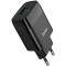 HOCO C72Q Glorious single port QC3.0 charger (EU) Black