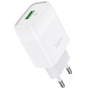 HOCO C72Q Glorious single port QC3.0 charger (EU) White