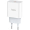 HOCO C76A Plus Speed source PD20W charger set(Type-C To Lighting)(EU) White