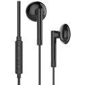 HOCO M53 Exquisite sound wired earphones with mic Black