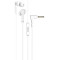 HOCO M72 Admire universal earphones with mic White
