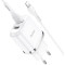HOCO N4 Aspiring dual port charger set for Lightning White