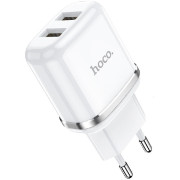 HOCO N4 Aspiring dual port charger(EU) White