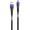 HOCO U39 Slender charging data cable for Micro Blue&Black