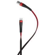 HOCO U39 Slender charging data cable for Type-C Red&Black
