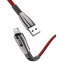 HOCO U70 Splendor charging data cable for Lightning Red