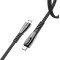 HOCO U70 Splendor charging data cable for Micro Dark Gray