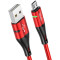 HOCO U93 Shadow charging data cable for Micro Red