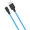 HOCO X21 Plus Silicone charging cable for Type-C(L=1M) black&blue