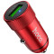 HOCO Z32 Speed Up single port QC3.0 car charger, Red