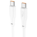 HOCO X93 Force 100W fast charging data cable Type-C(L=1M) White