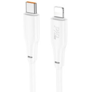 HOCO X93 Force PD20W charging data cable for Lighting (L=1M) White