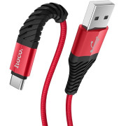 HOCO X38 Cool Charging data cable for Type-C Red