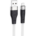 HOCO X53 Angel silicone charging data cable for Micro White
