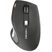 Natec Mouse Jaguar, 2400 DPI, Optical Wireless, Blue Sense, Black-Grey 