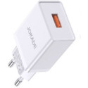 Jokade Wall Charger with Cable USB to Micro-USB Single Port 5A JB022, White 