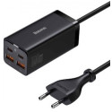 Universal Home Charger Baseus GaN3 Pro Desktop, 4xUSB (2C + 2U), 100W, Cable included (Type-C - Type-C, 1m),  Cable length: 1,5m, Black  CCGP000101