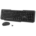 Keyboard & Mouse Esperanza Titanium MEMPHIS TK108UA - Wireless (2.4GHz), RUS Layout,  Mouse: 1000DPI, 3 Buttons, Quiet scrolling wheel,  Keyboard: 446x150x26mm